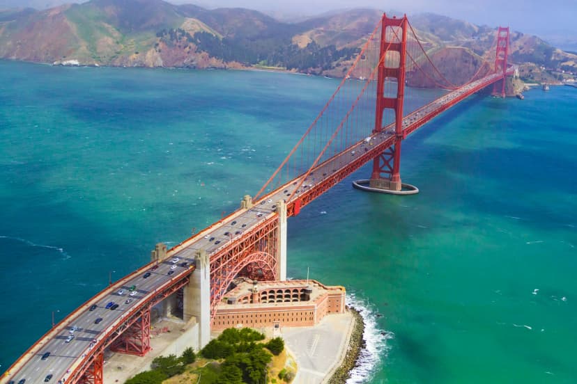 Visiting the Golden Gate Bridge in San Francisco